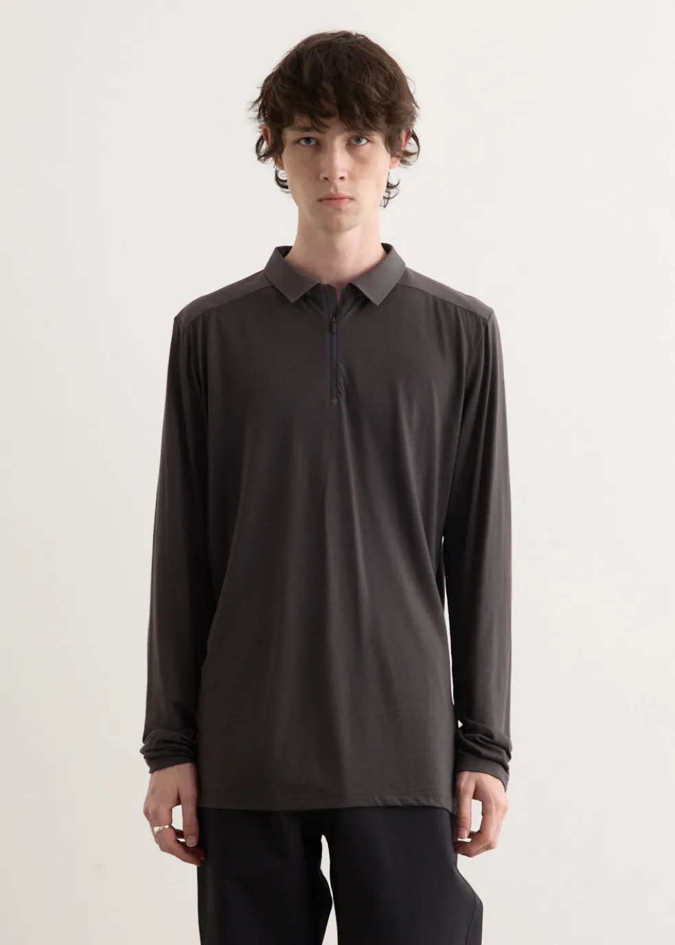 Frame Long Sleeve Polo