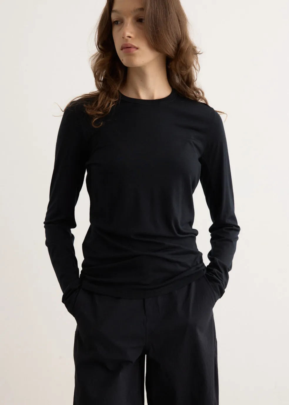 Frame Long Sleeve Crew