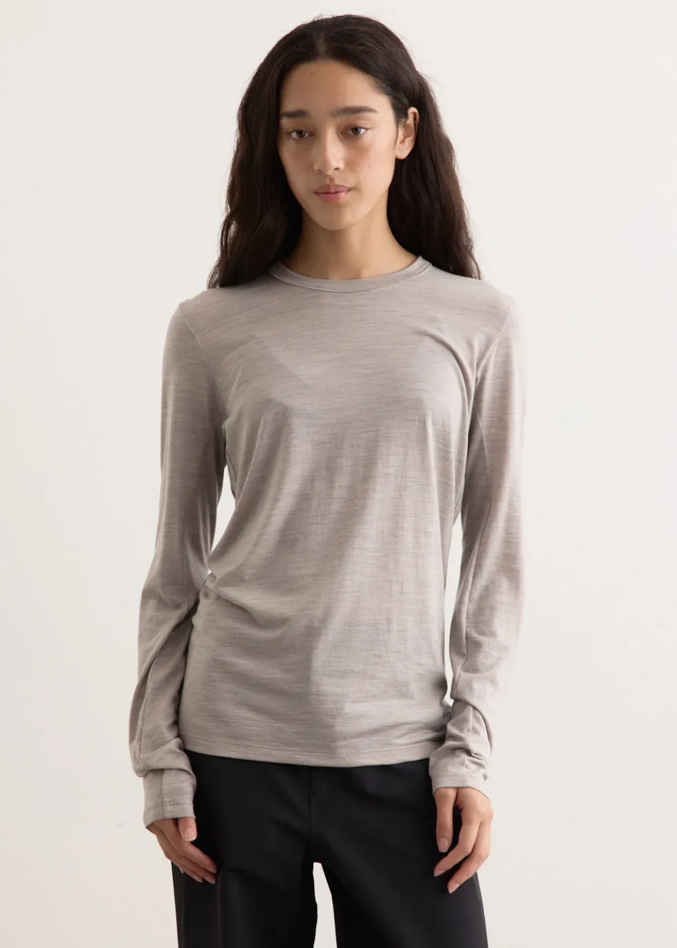 Frame Long Sleeve Crew