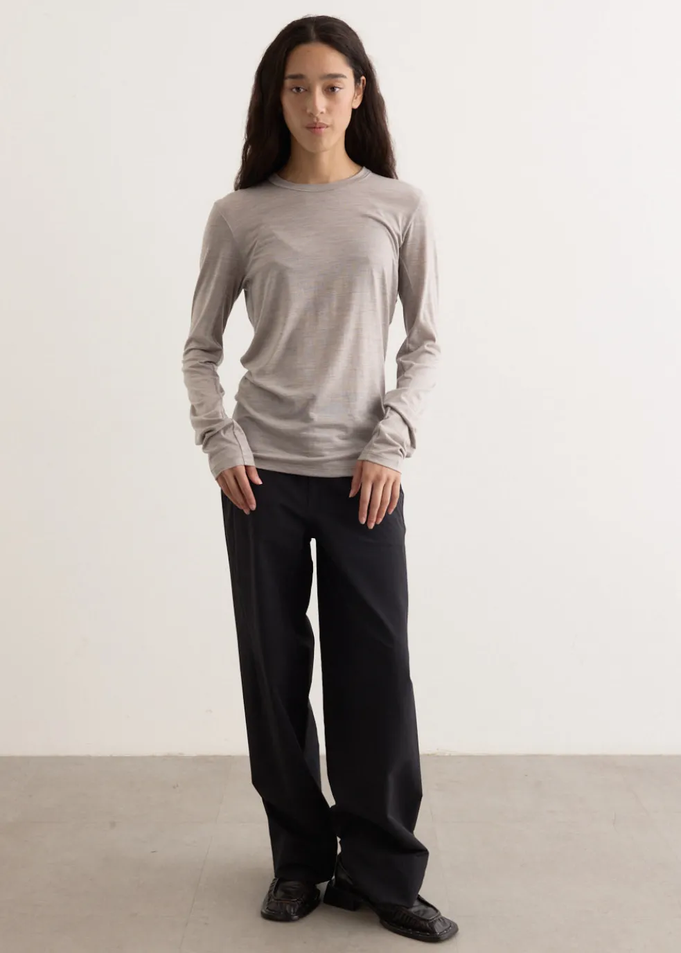 Frame Long Sleeve Crew