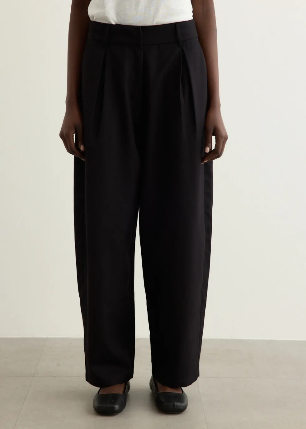 Fresco Barrel Leg Pants