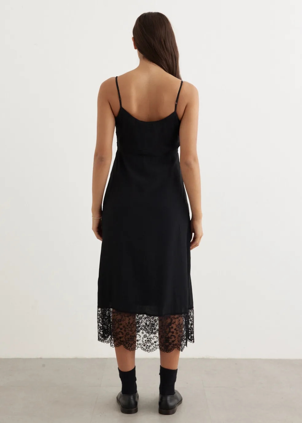 Front Bow Slip Dress