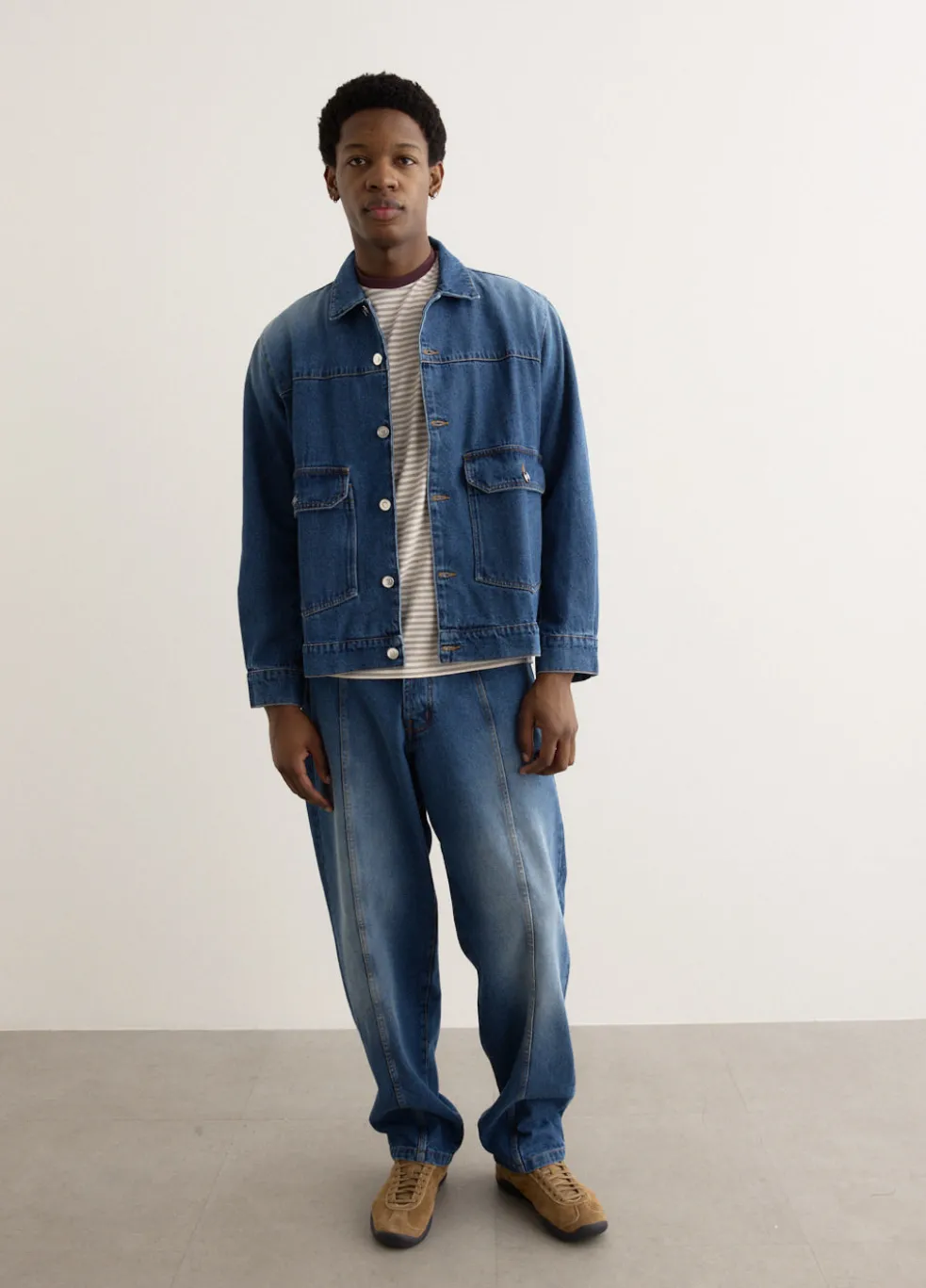 Full Button Denim Jacket