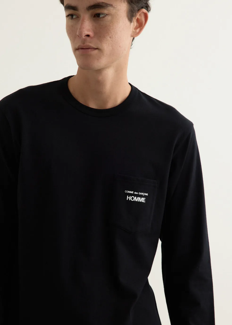 Garment Print Long Sleeve T-Shirt