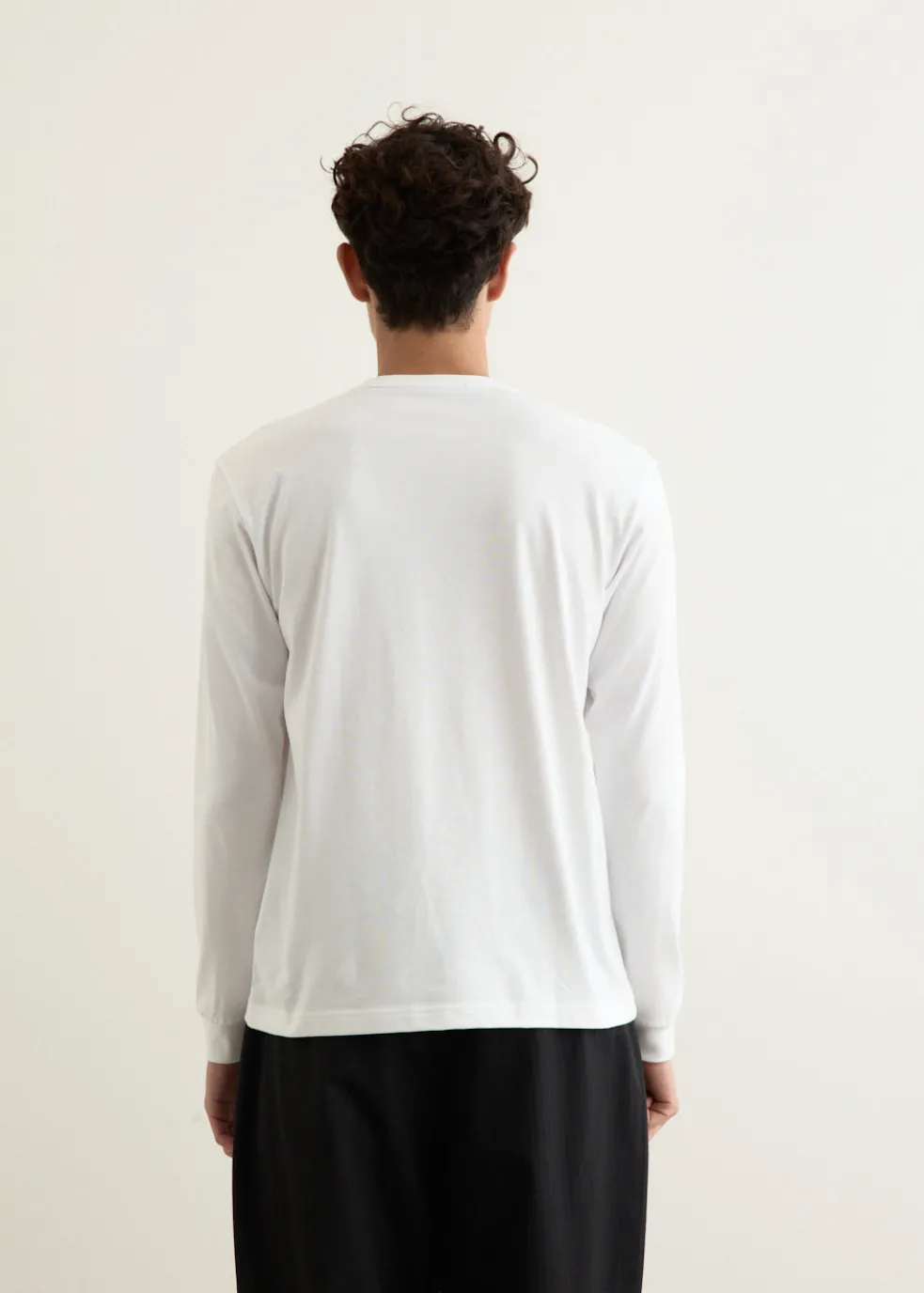 Garment Print Long-Sleeve T-Shirt