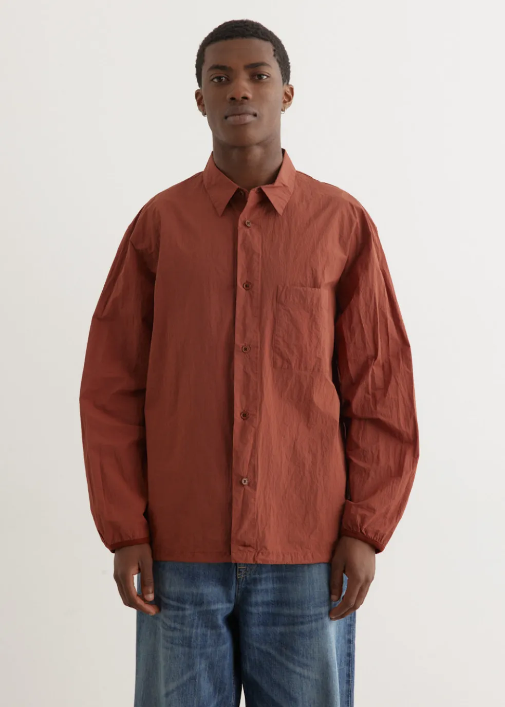 Garment-Dye Shirt Blouson