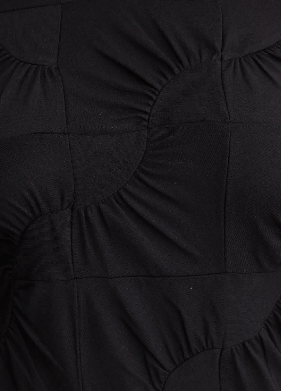 Gathered Jersey Sleeveless Dress