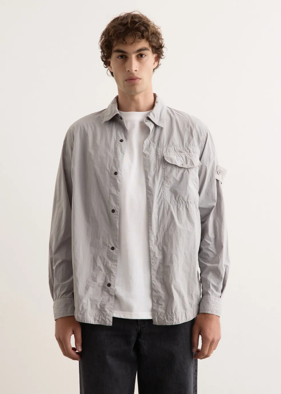 Ghost Overdyed Nylon Tela Overshirt