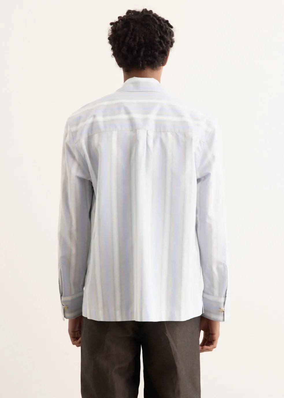 Gradient Stripe Overshirt