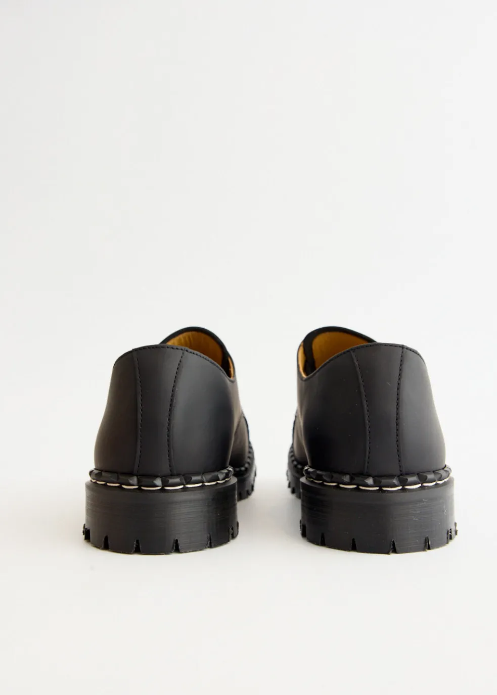 Greasy Steel Toe Capped Gibson Shoes