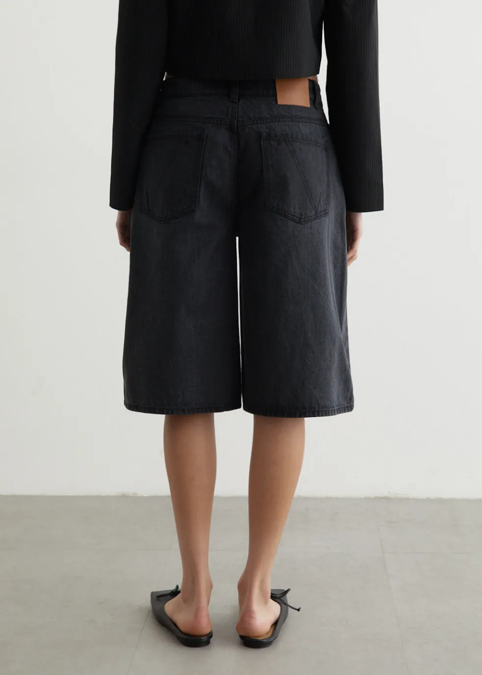 Grenade Longline Denim Shorts