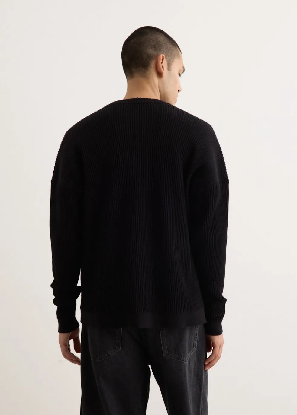 Handwriting Comfort Ribbed Cardigan