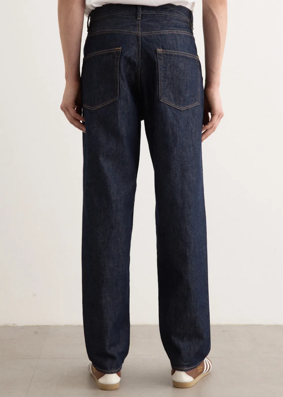 Hard Twist Denim Wide Pants