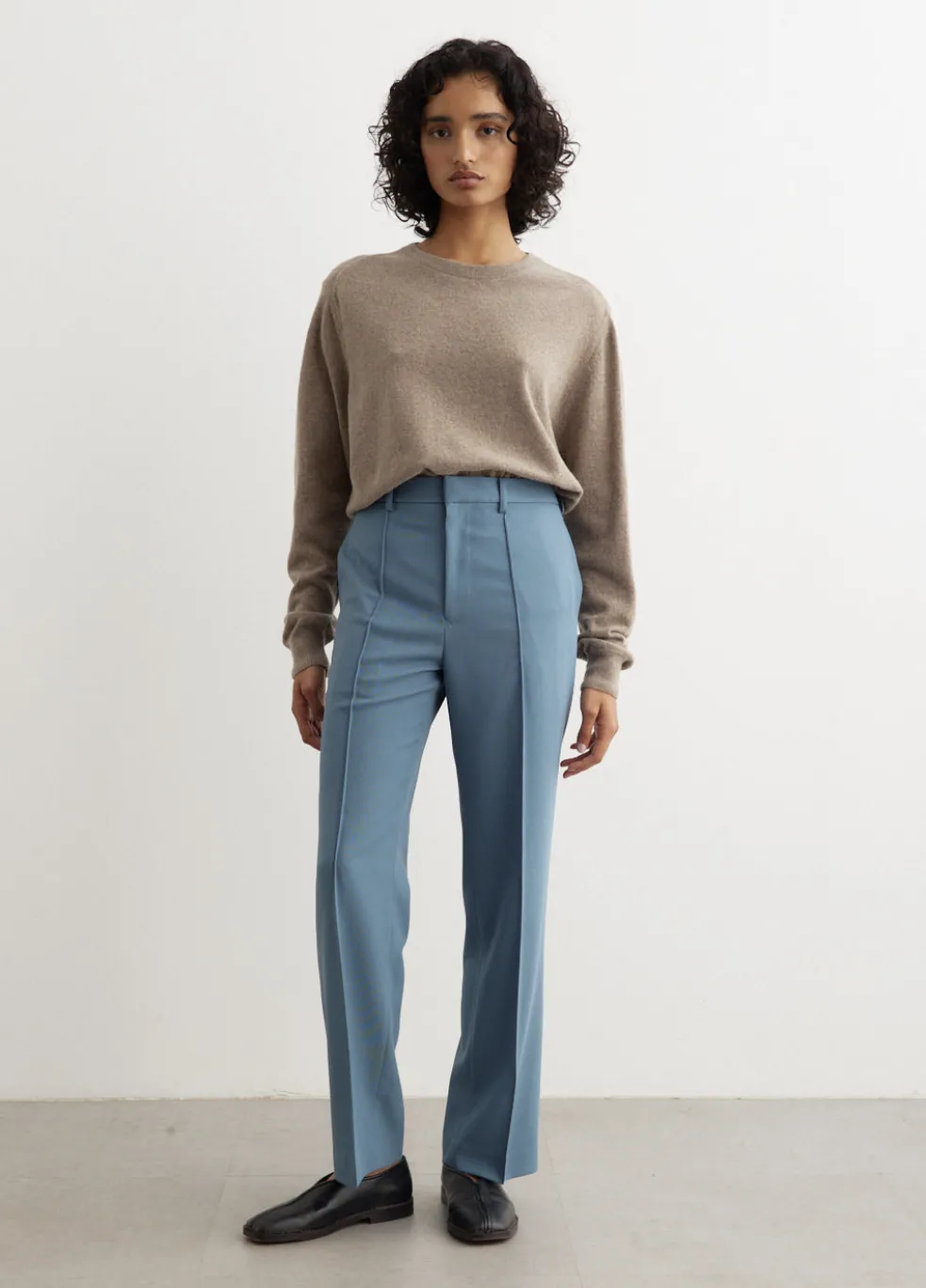 Hard Twist Wool Dobby Slacks