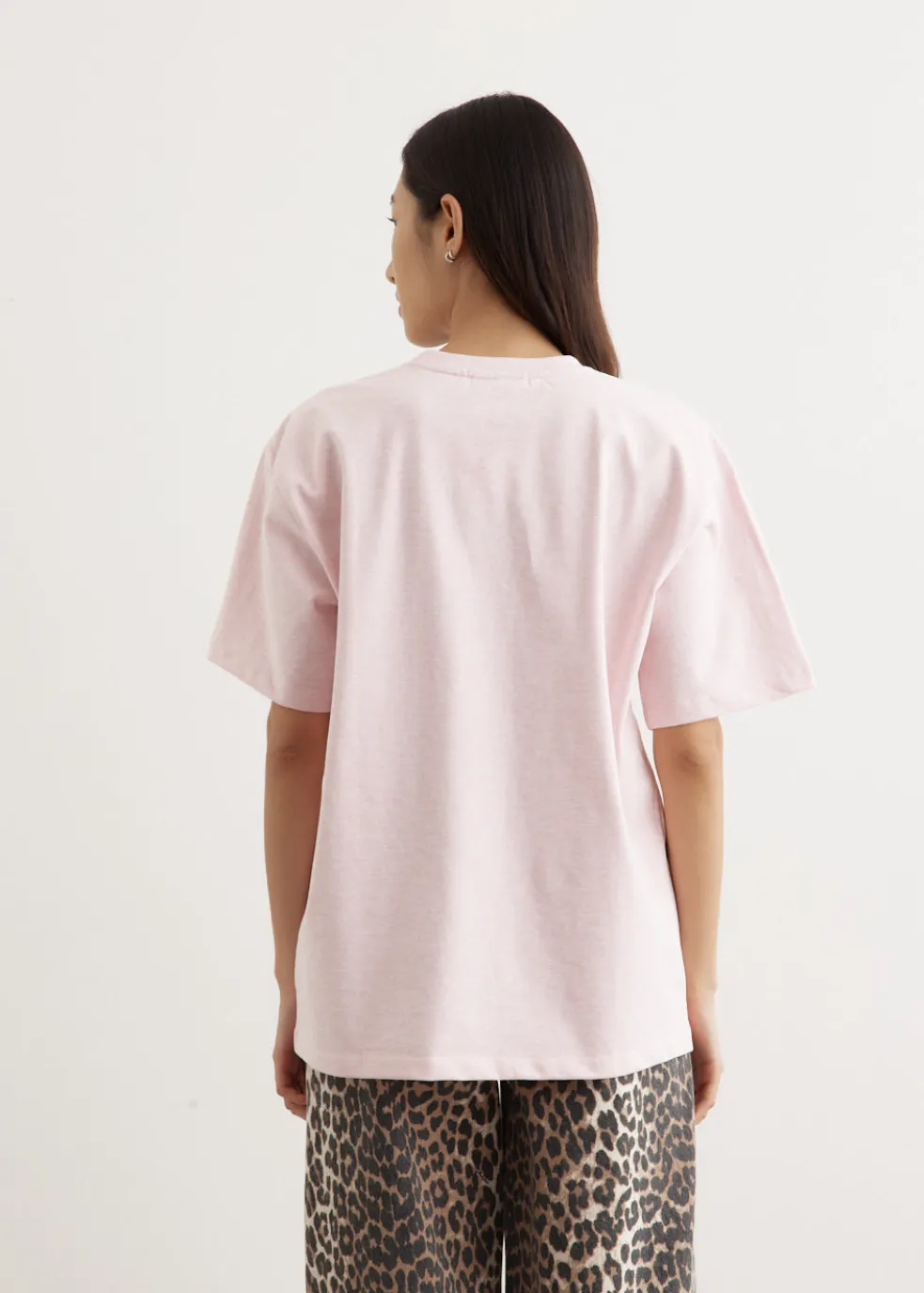 Heavy Cotton Drop Shoulder Heart T-Shirt