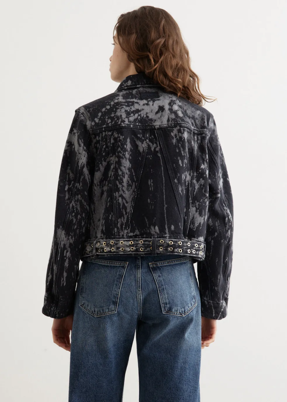 Heavy Denim Belted Jacket