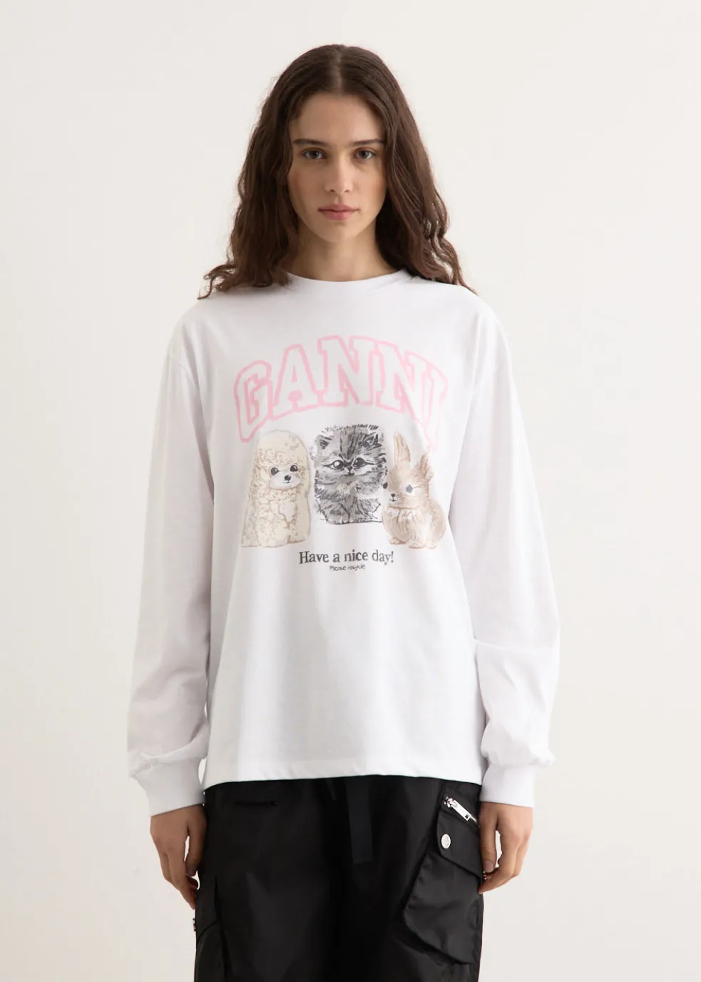 Heavy Jersey Animals Long Sleeve T-Shirt