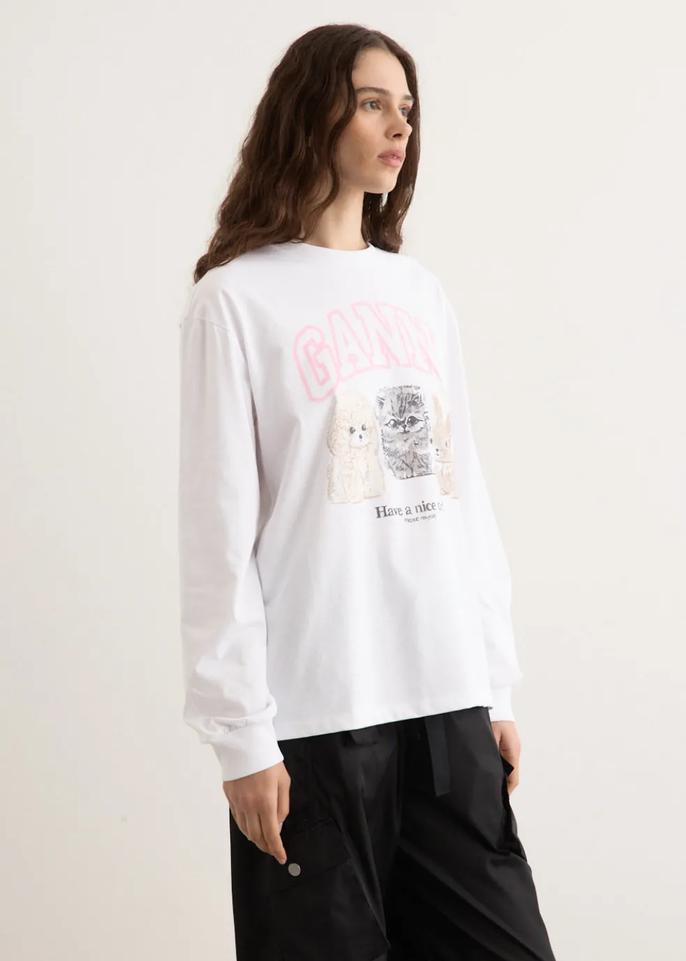 Heavy Jersey Animals Long Sleeve T-Shirt