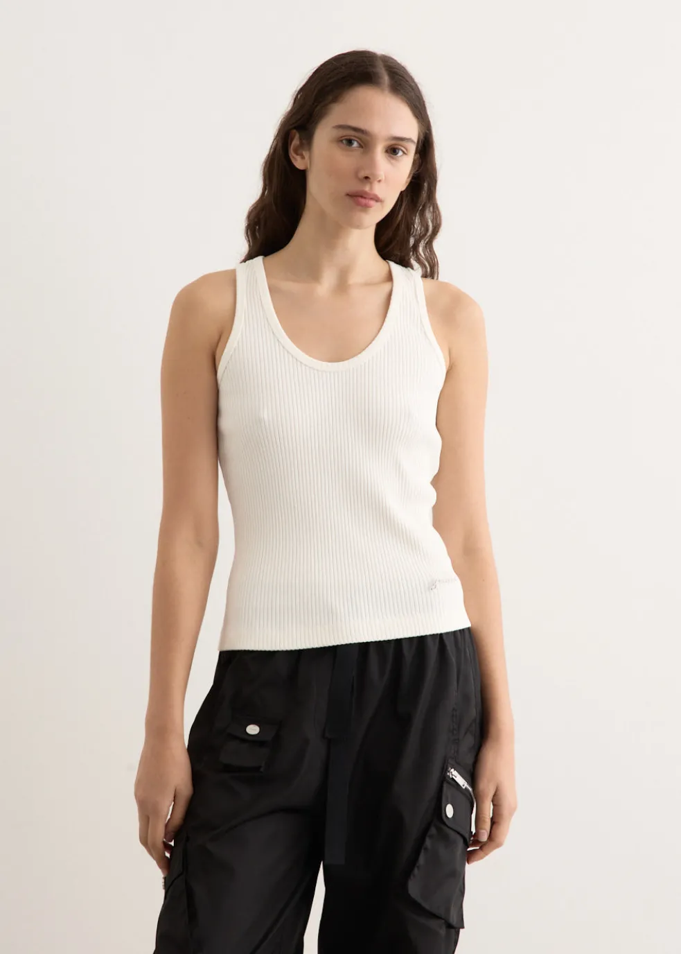 Heavy Rib Jersey Tank Top
