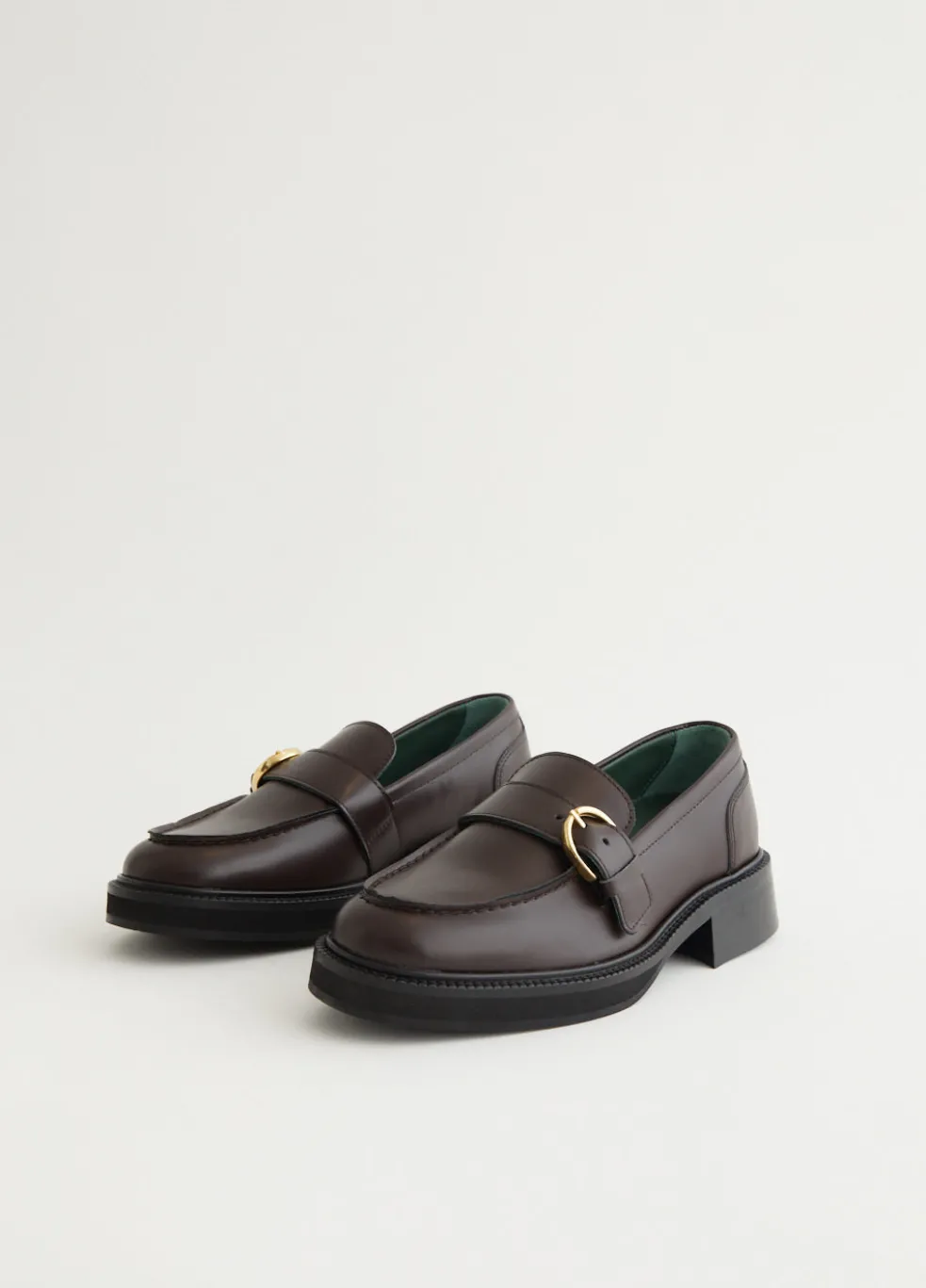 Heeled Townee Monk Loafers
