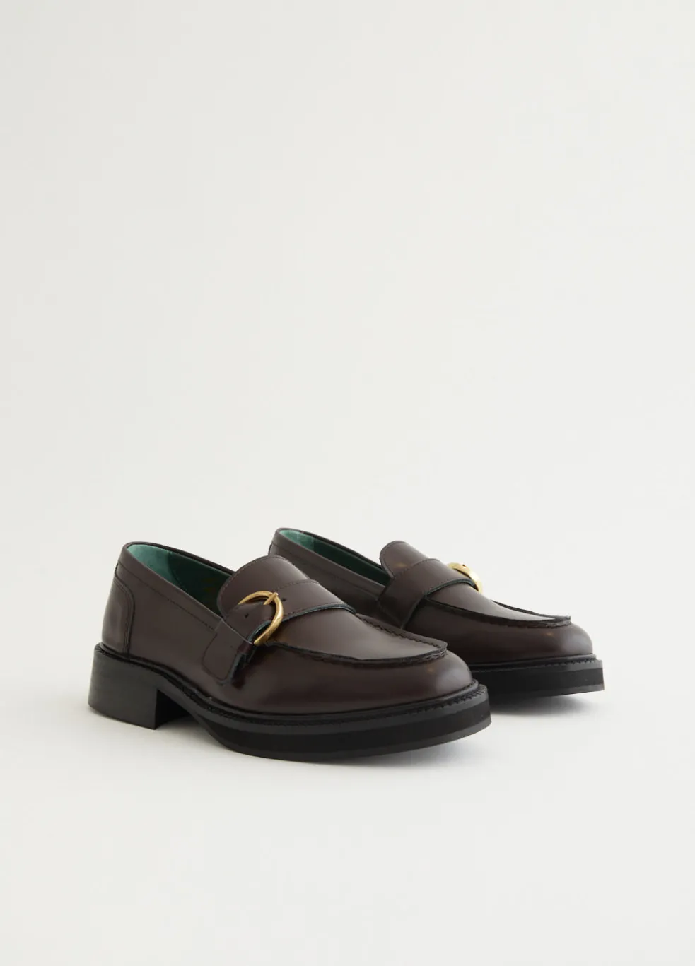 Heeled Townee Monk Loafers