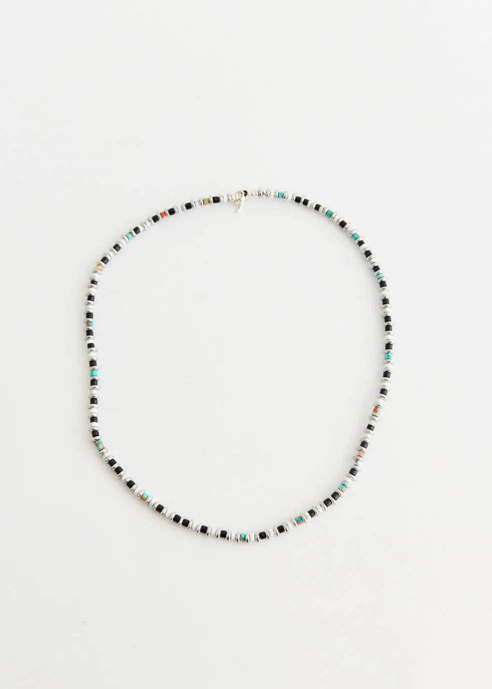 Hematite Roundel Beads Necklace