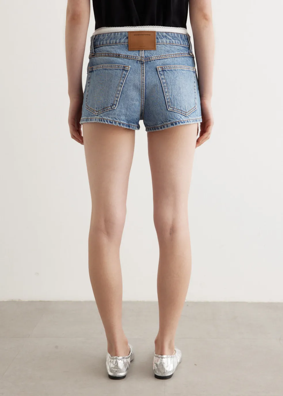 High Rise Mini Short Pointelle Undie Shorts