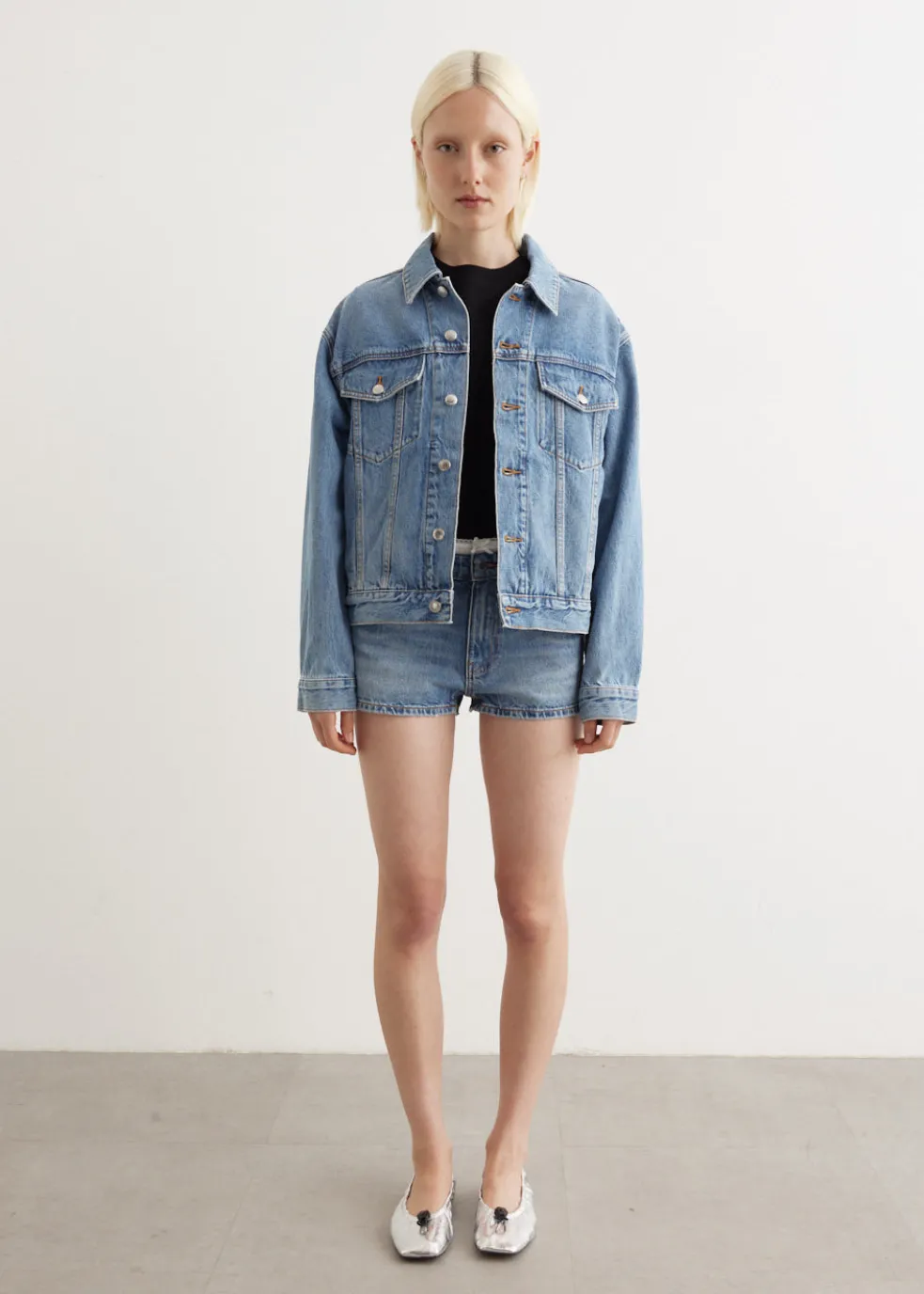 High Rise Mini Short Pointelle Undie Shorts