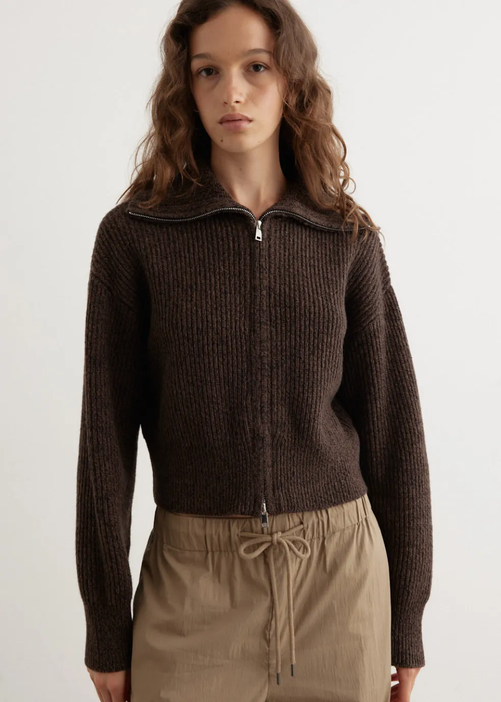 Hope Chunky Zip Knit