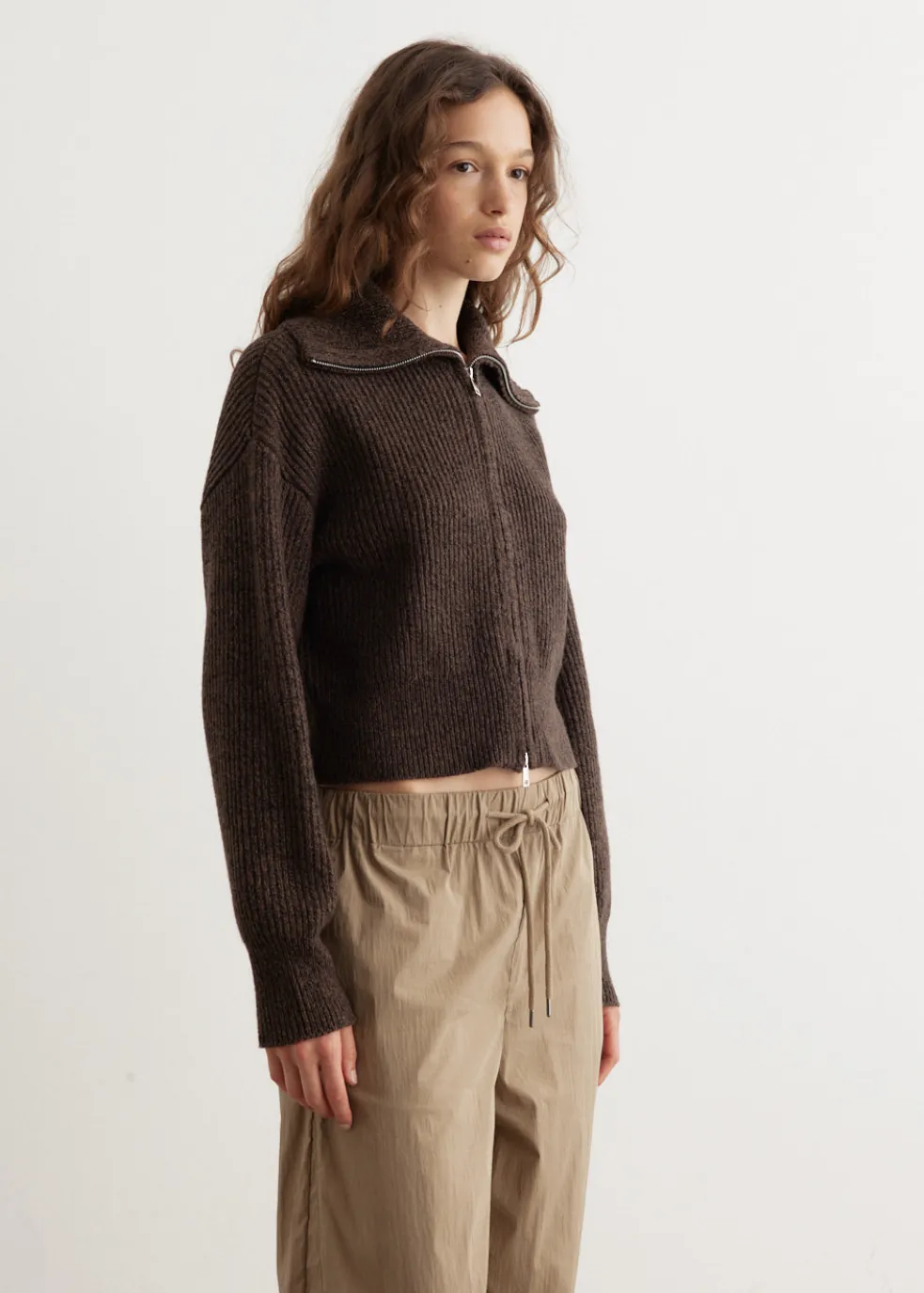 Hope Chunky Zip Knit