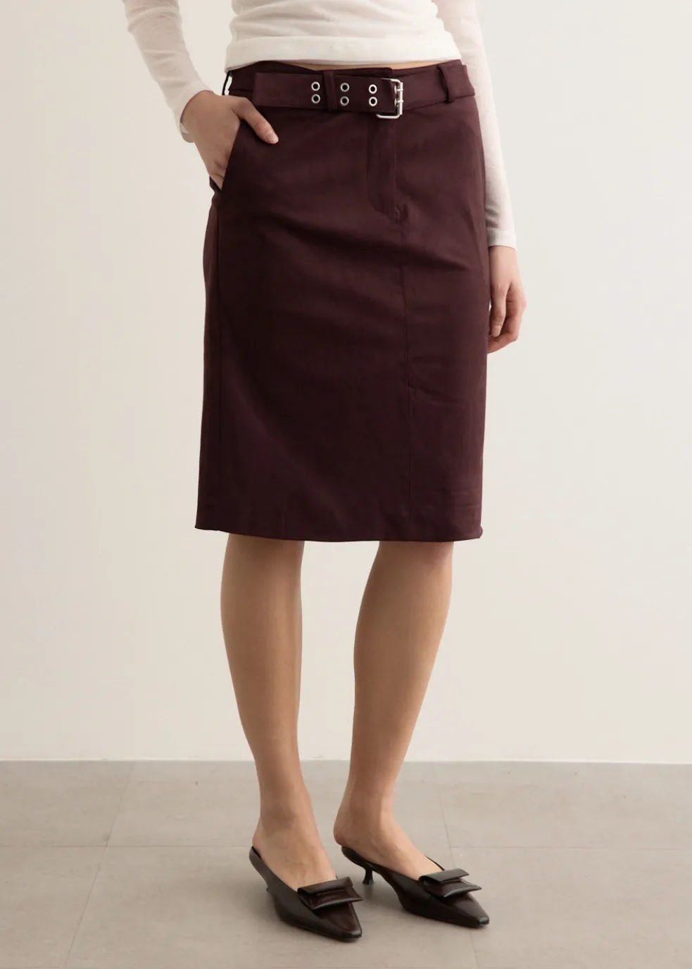 Imposter Suede Skirt