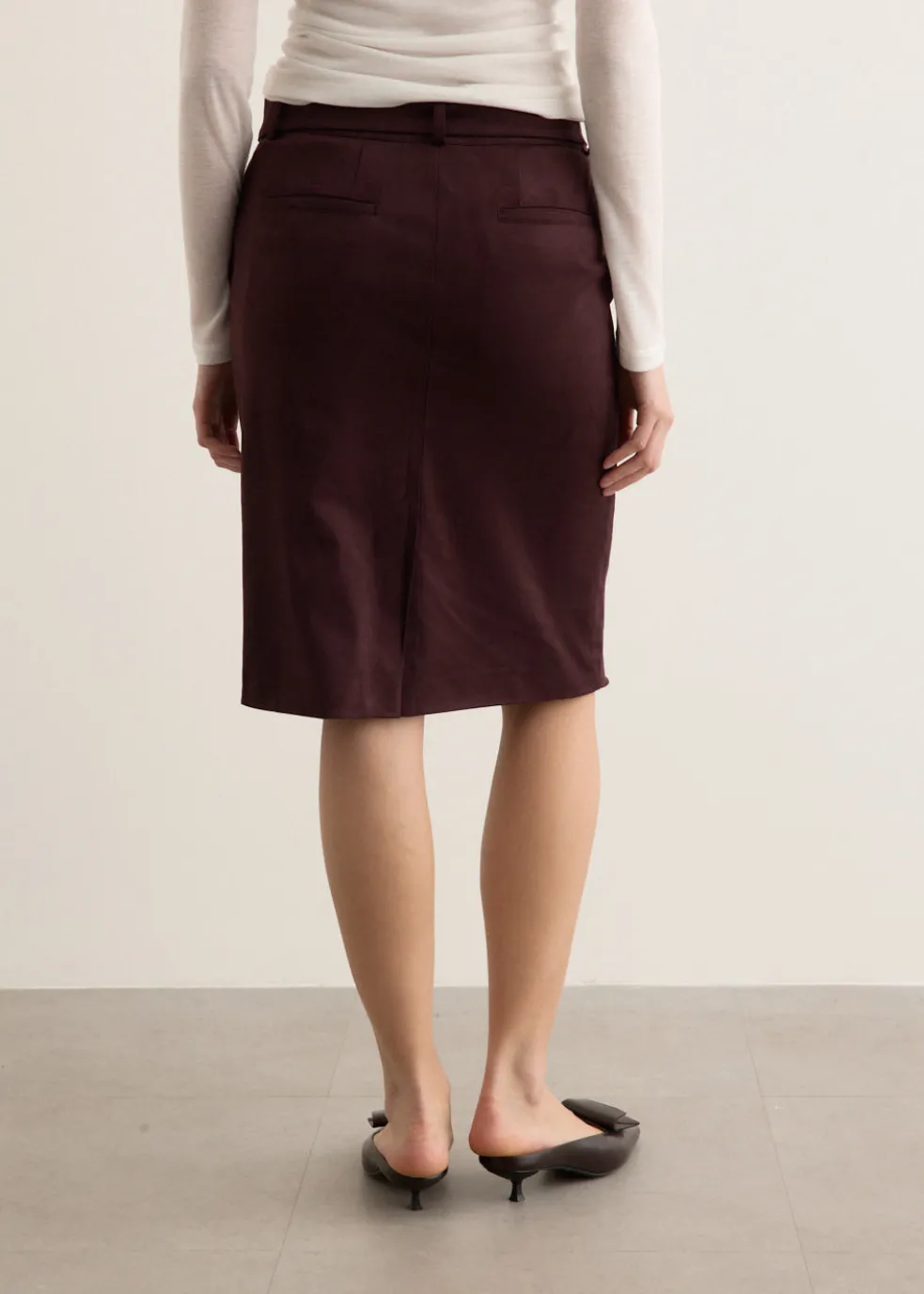 Imposter Suede Skirt