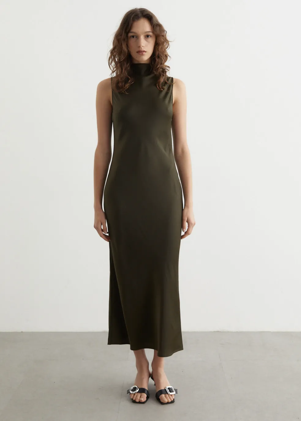 Infinity Cowl Neck Dress