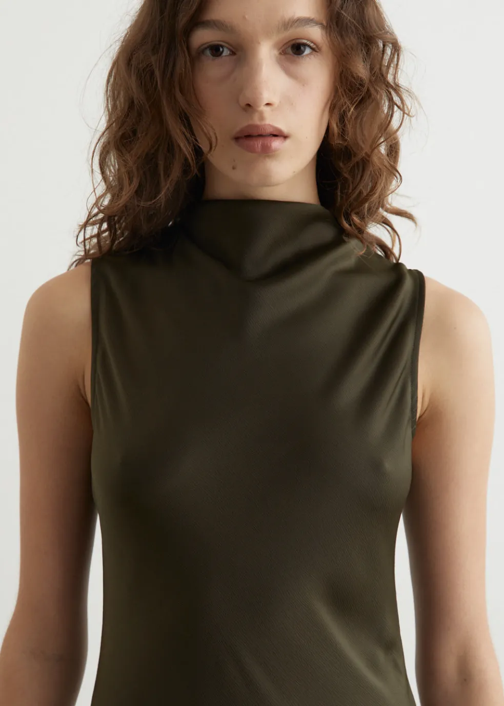 Infinity Cowl Neck Dress