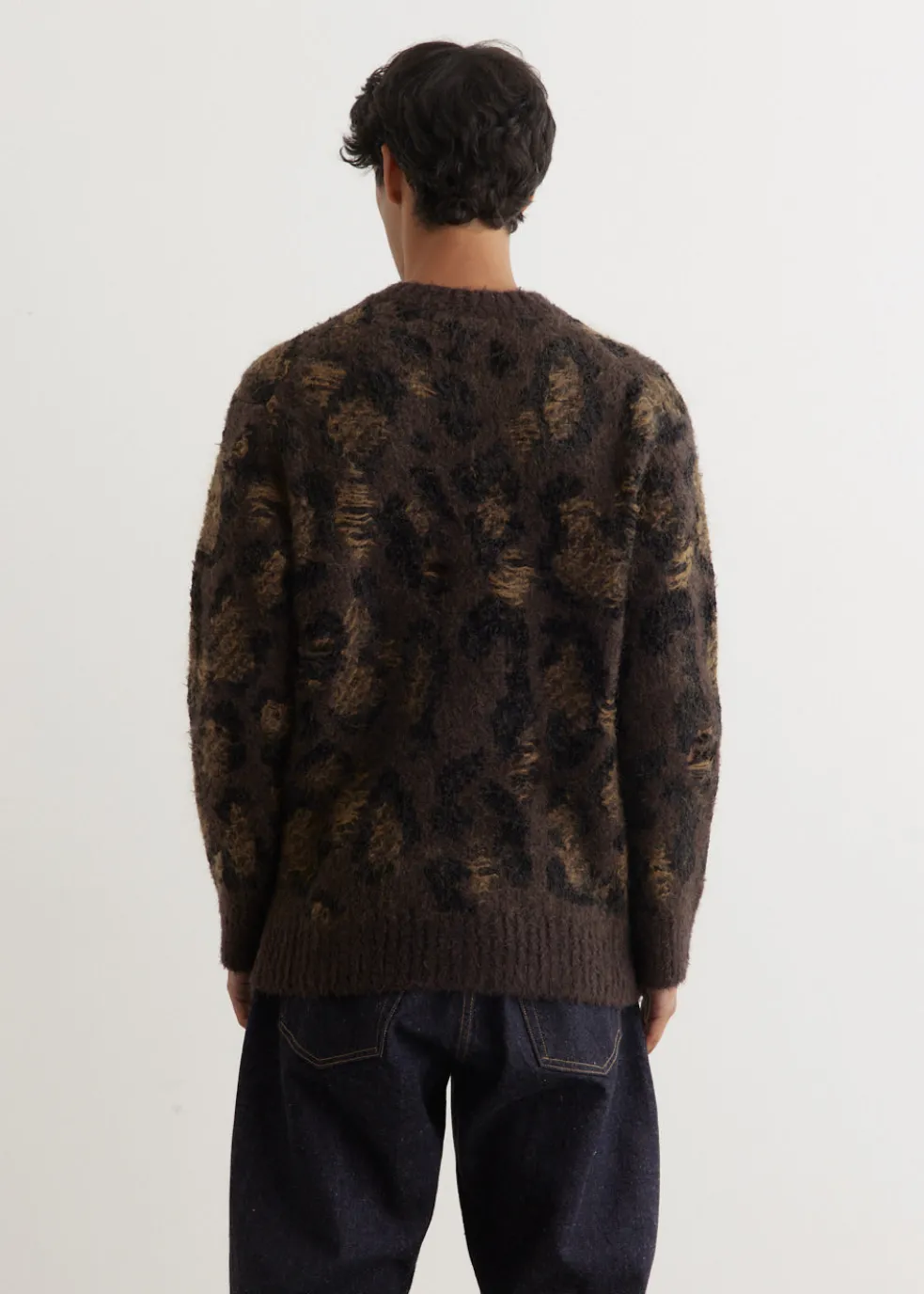 Interlock Jacquard Crewneck Knit