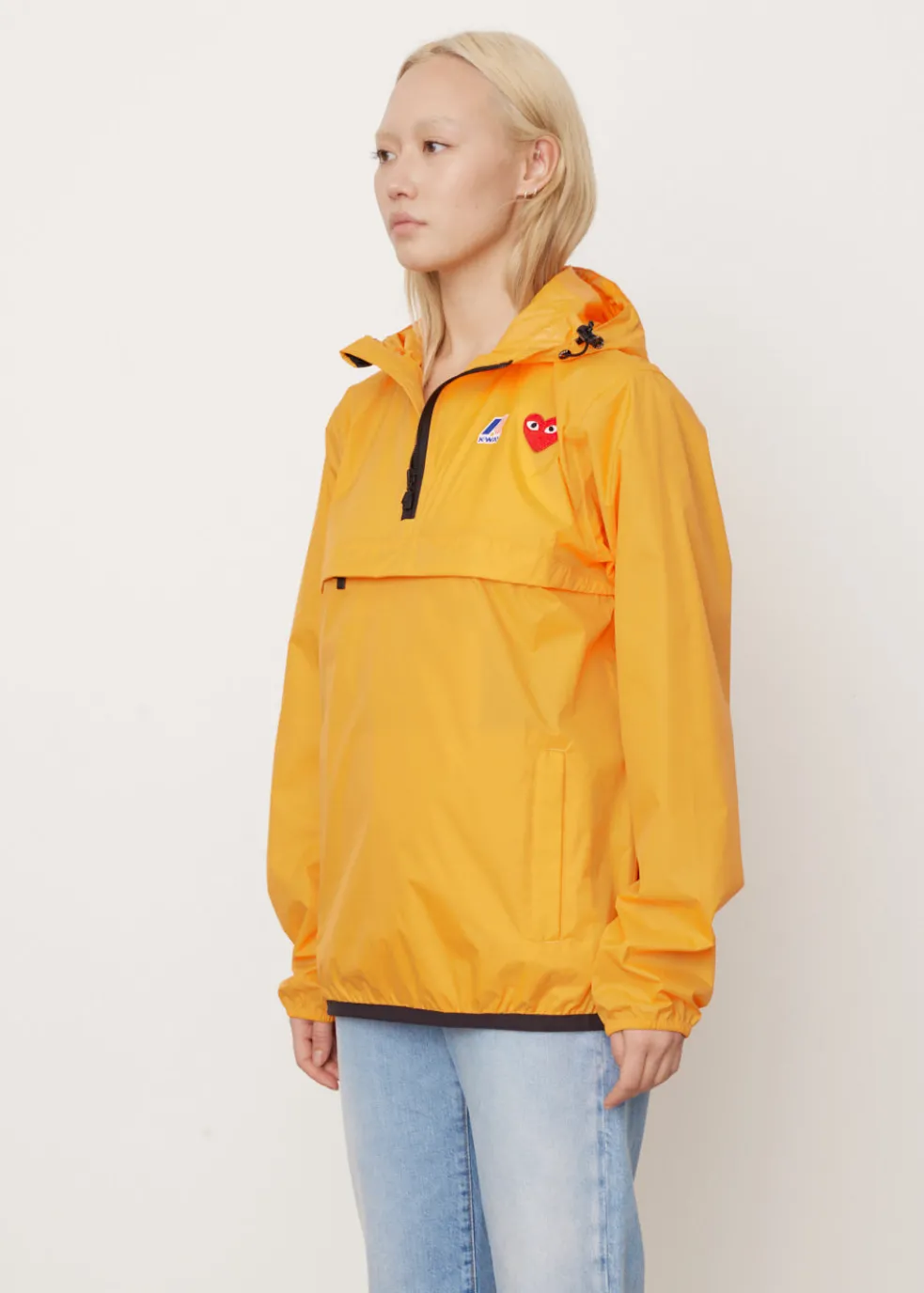 J502 K-Way Hoodie Half Zip Jacket