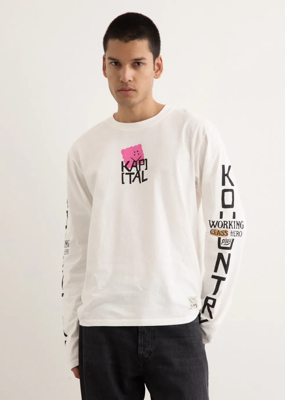 20/-Jersey Crew Long Sleeve T-Shirt (PECKISH KAP)