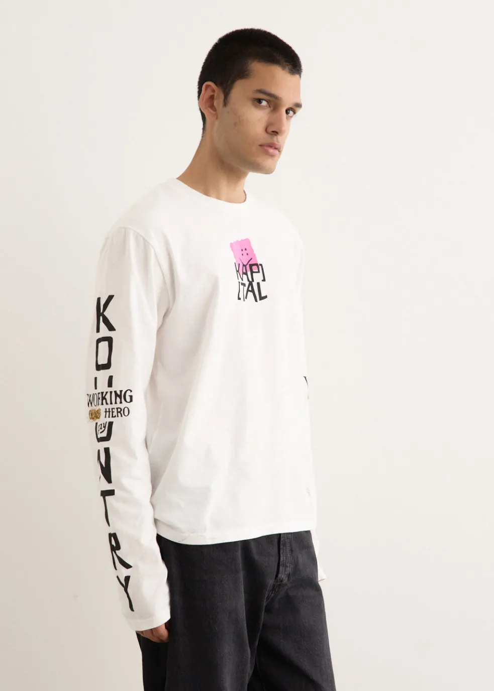 20/-Jersey Crew Long Sleeve T-Shirt (PECKISH KAP)