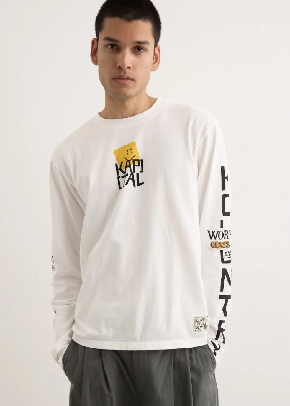 20/-Jersey Crew Long Sleeve T-Shirt (PECKISH KAP)
