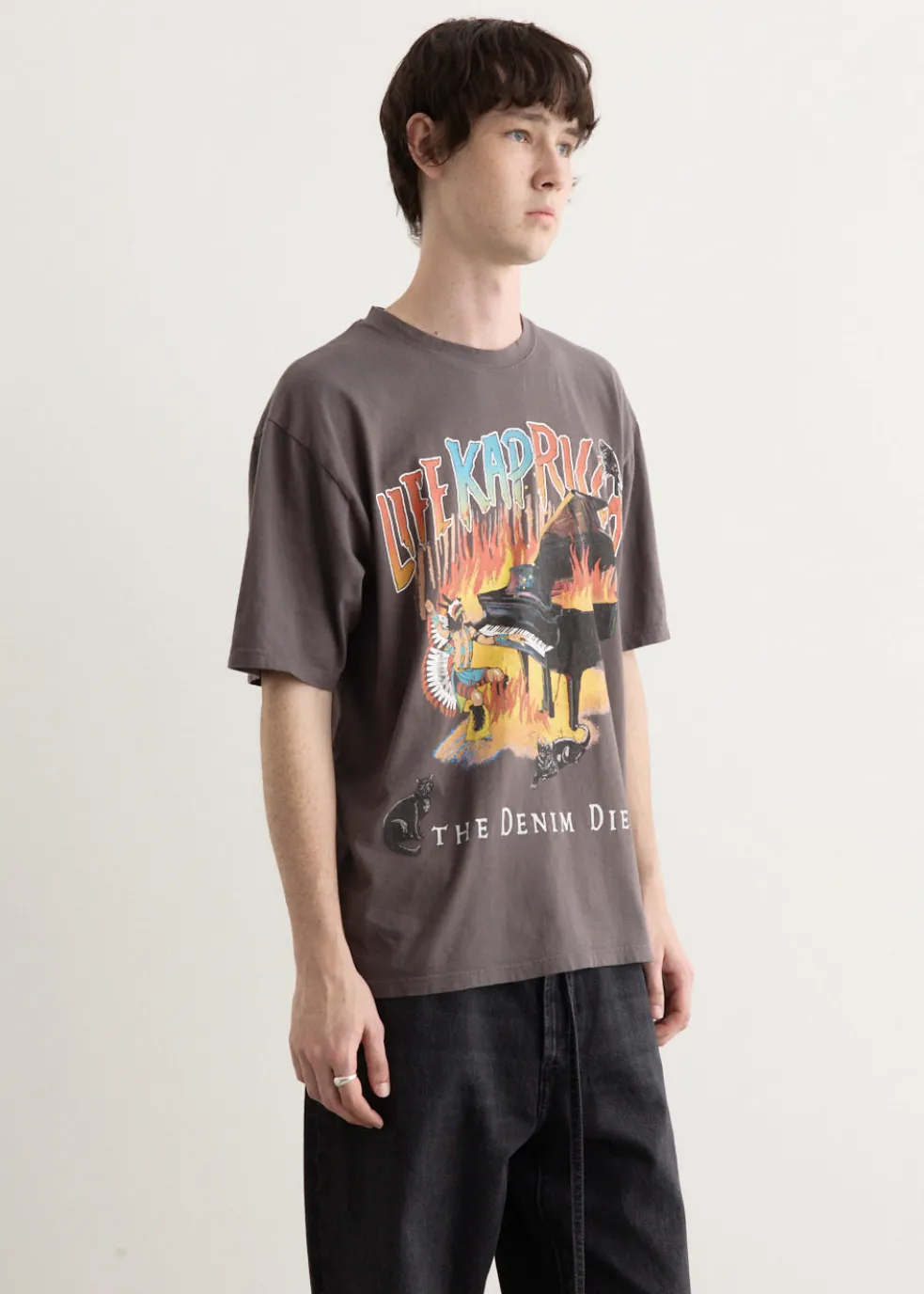 20/-Jersey Crew T-Shirt (BURNING PIANO)