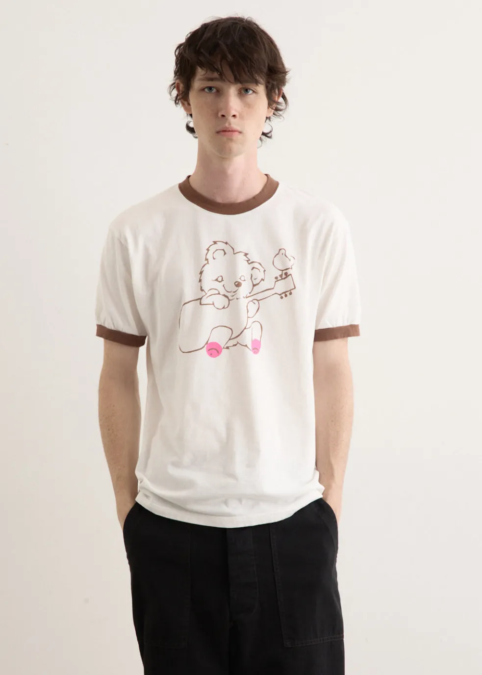 20/-Jersey RINGER T-Shirt 'Little Bear & Harmony'