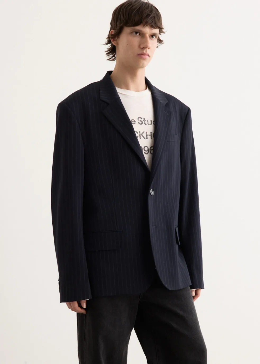 Jotam Vis Pinstripe Suit Jacket
