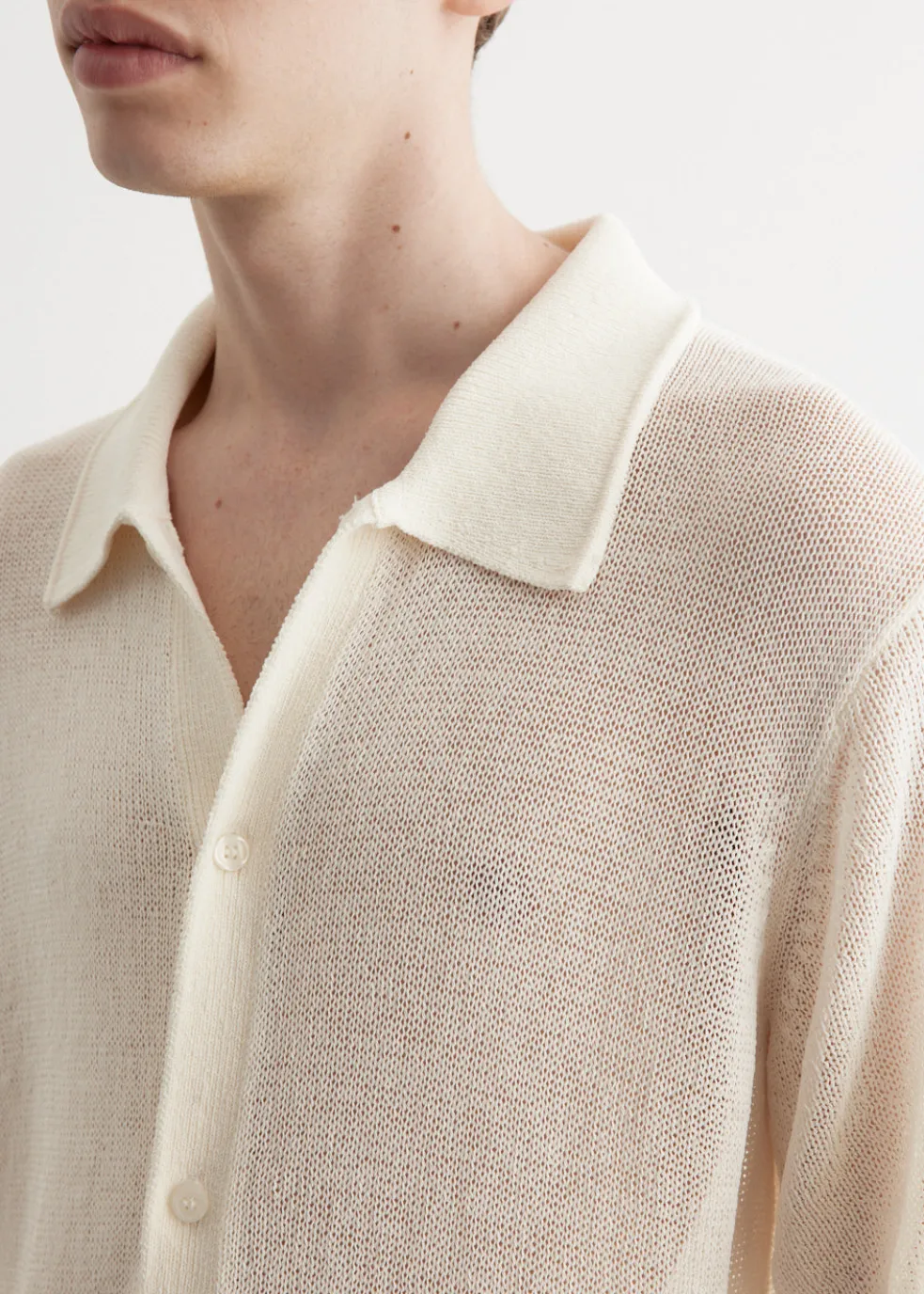 Kenneth Mesh Knit Short Sleeve Shirt