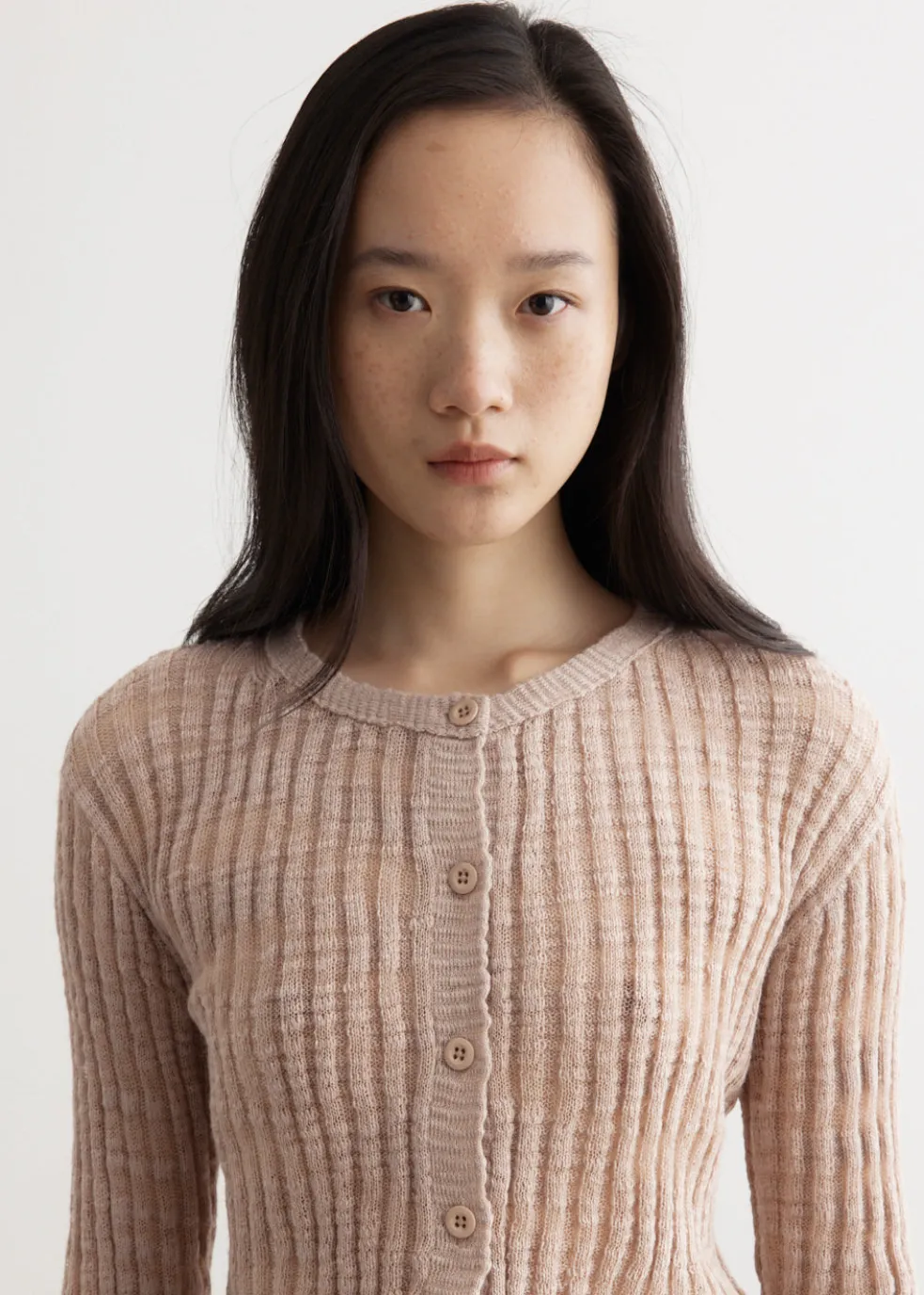 Kikos Slub Linen Cardigan