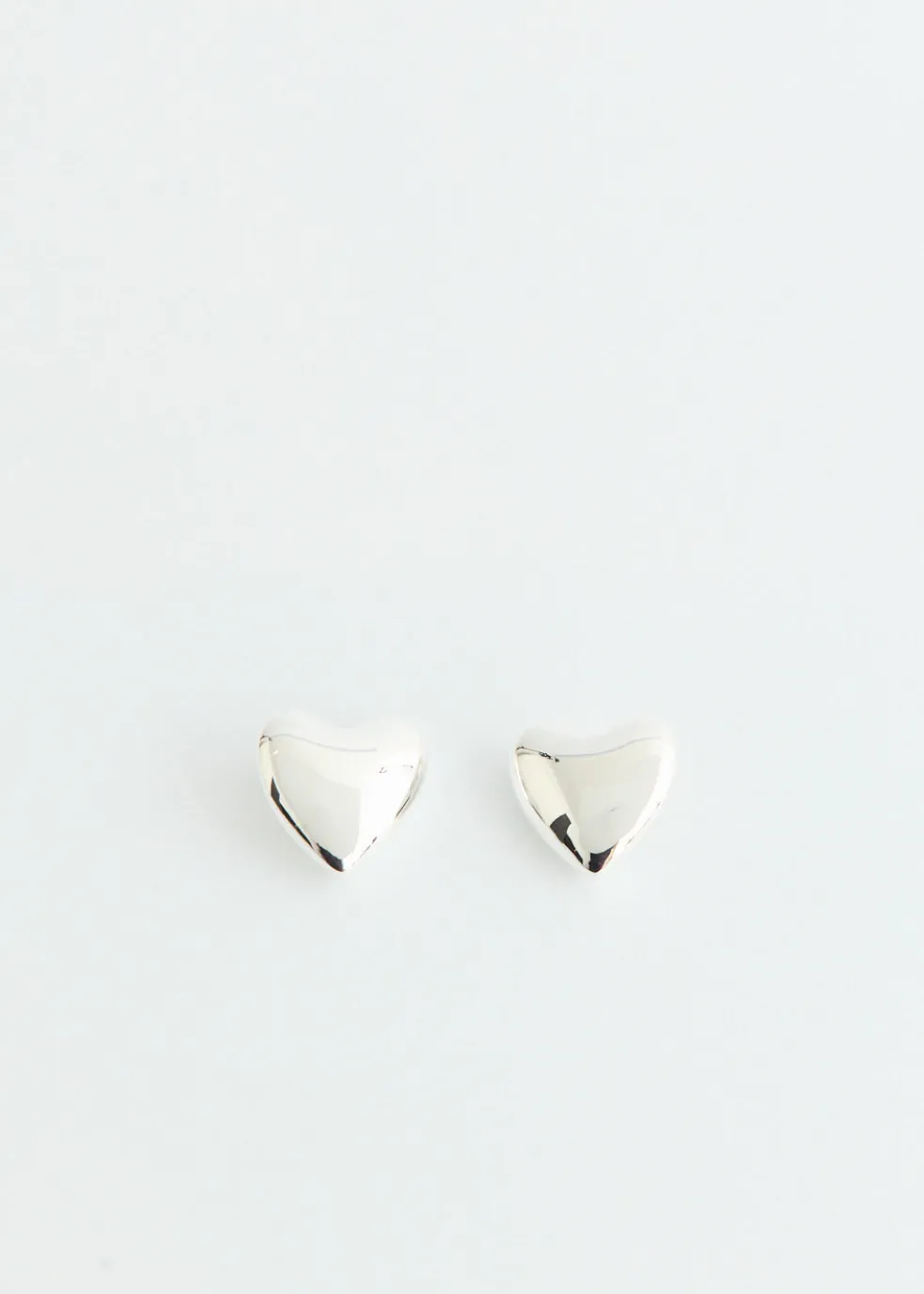 Large Voluptuous Heart Earrings