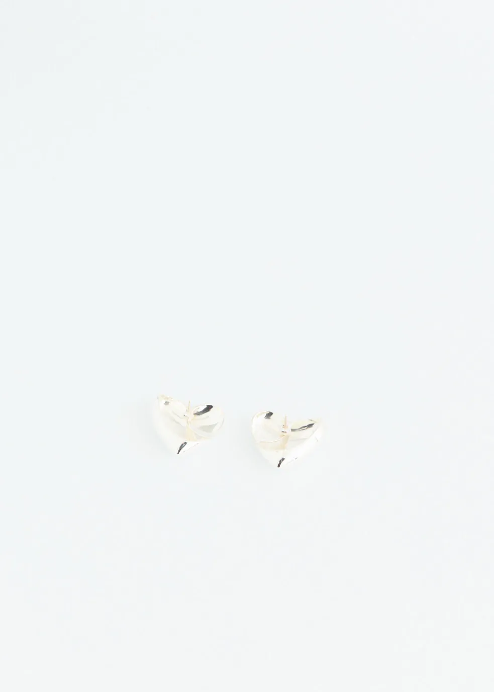 Large Voluptuous Heart Earrings