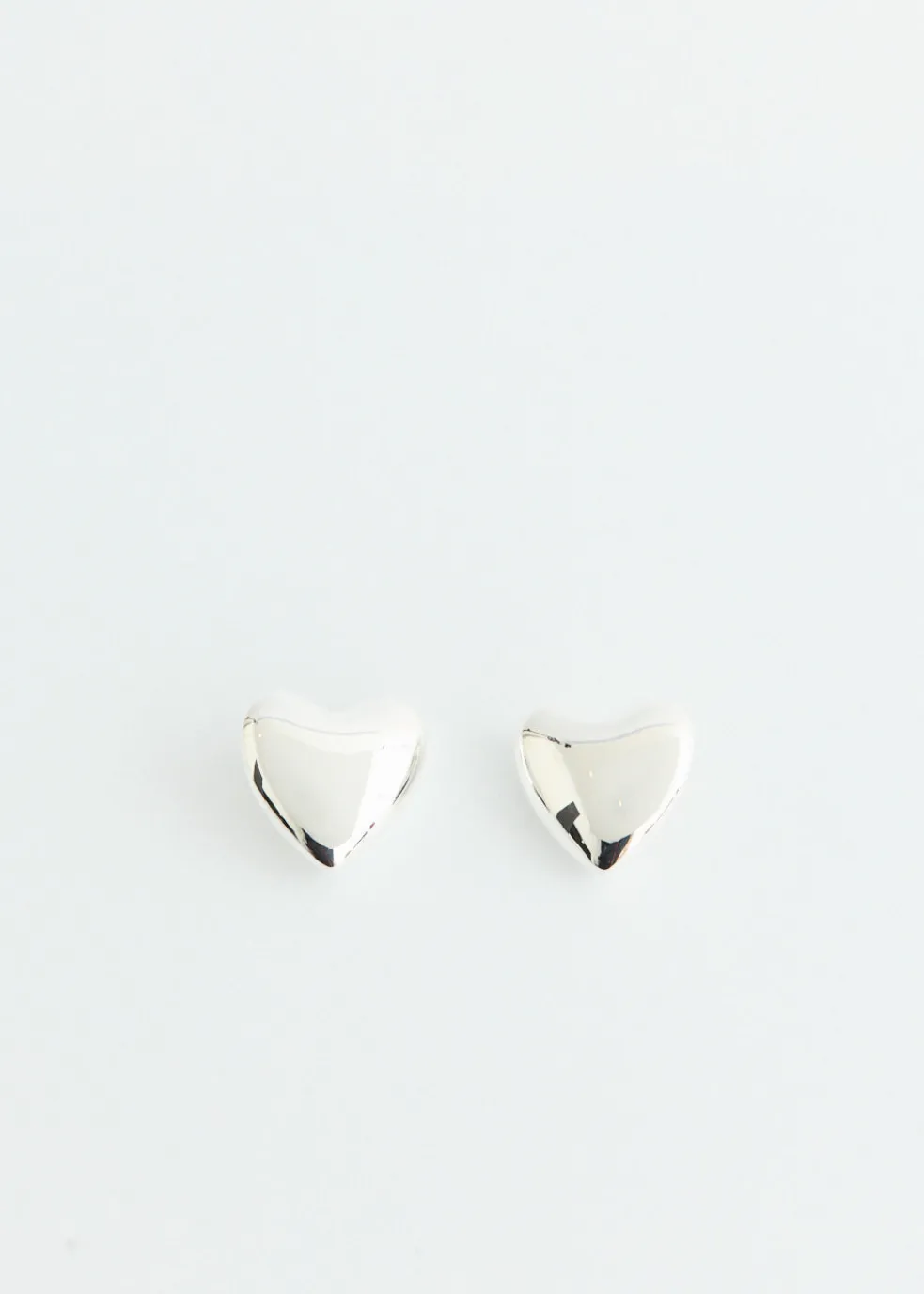 Large Voluptuous Heart Earrings