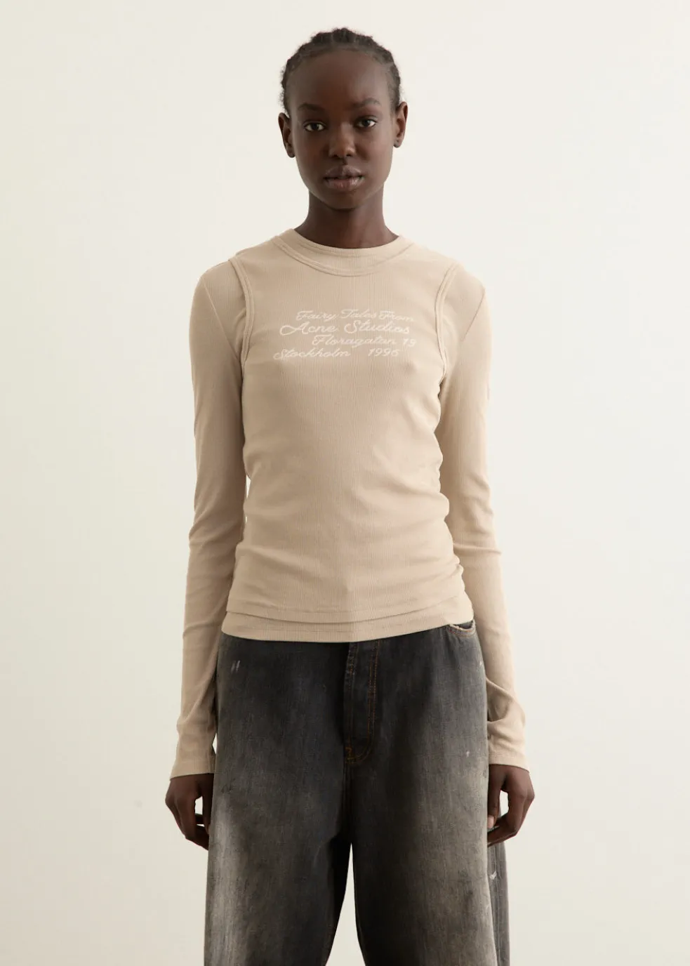 Layered Long-Sleeve T-Shirt