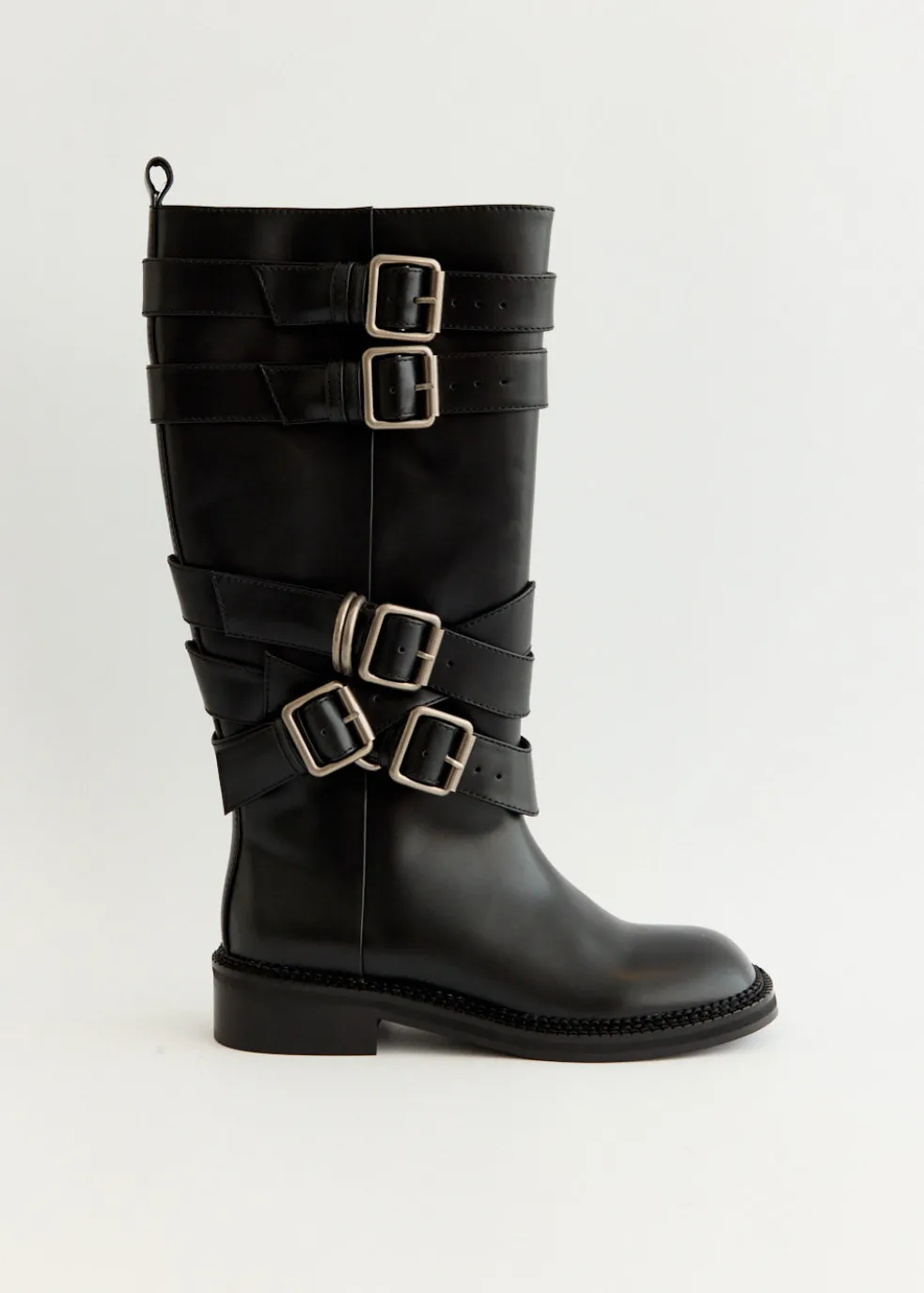 Layered Strap Boots