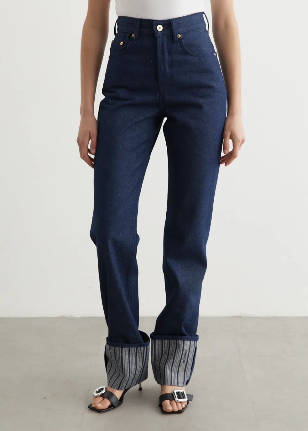 Le De-Nimes Droit Jeans